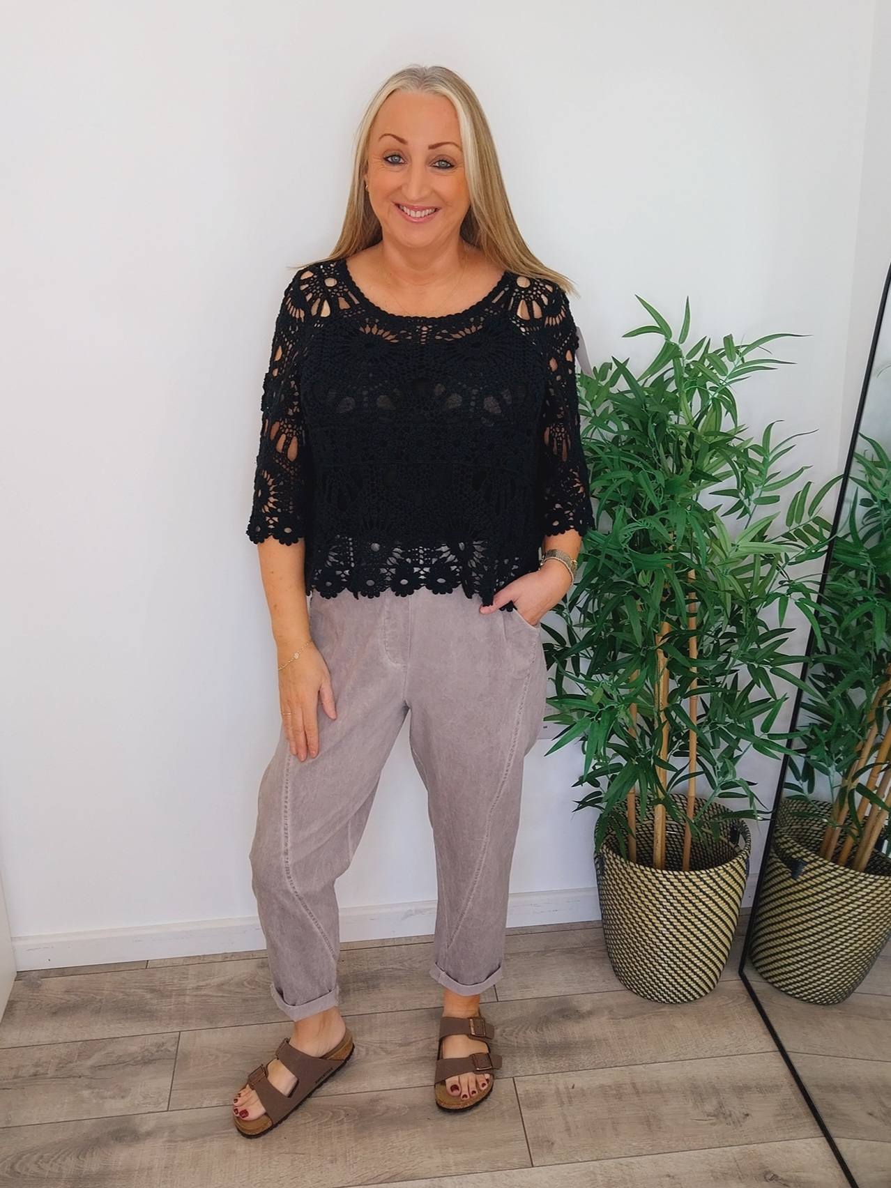 Cabana Relaxed Fit Trousers - Mocha