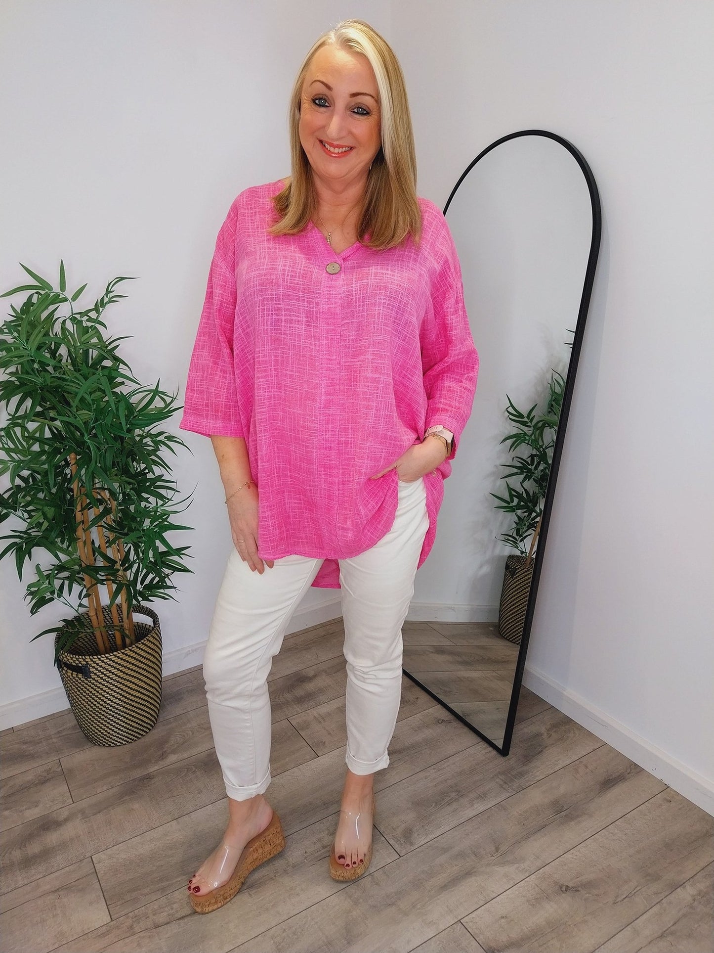 The Milano Top - Pink